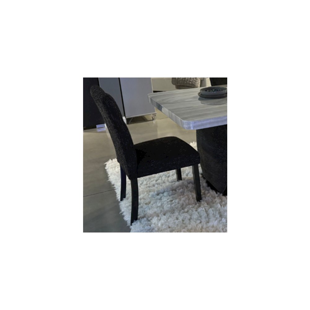 D2502 Black Dining Chair Kit Of 2. Picture 1