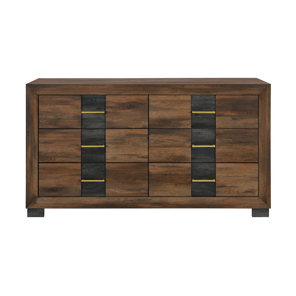 Optimus Brown/Black Dresser. Picture 1