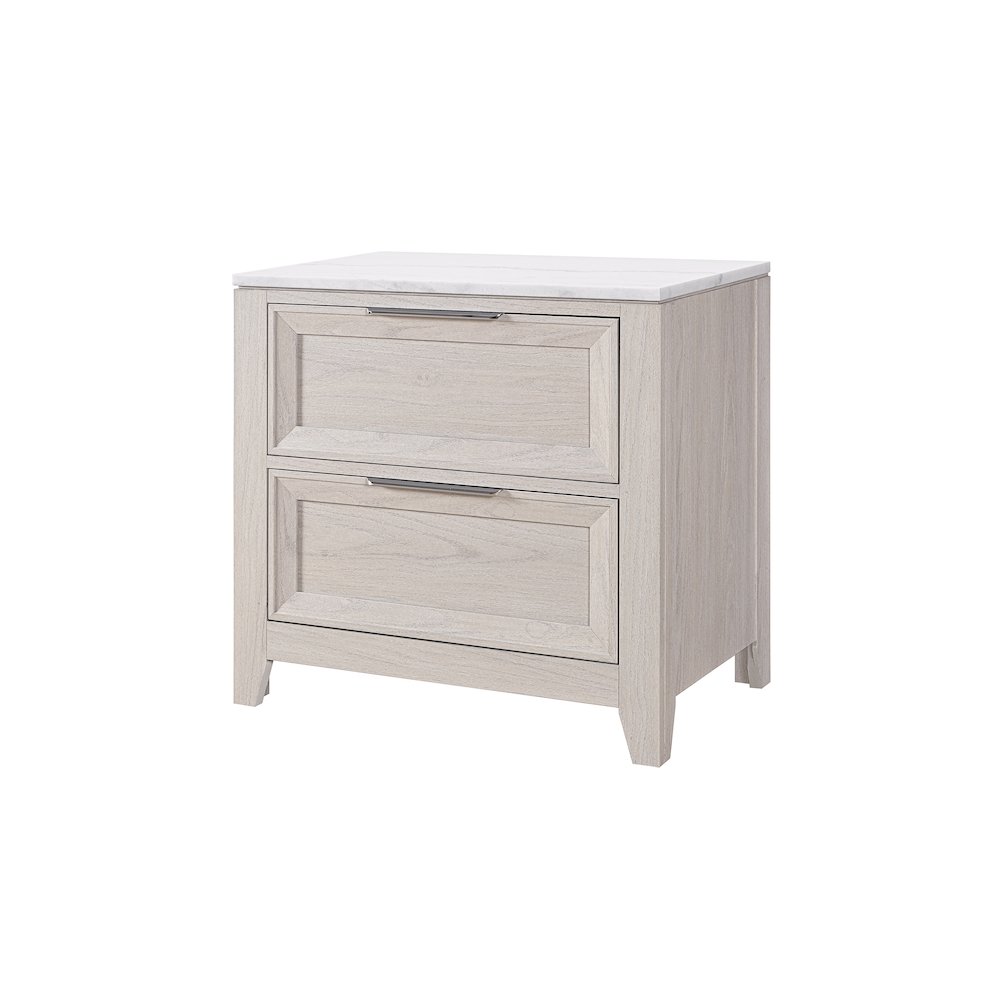 Mariah Beige Nightstand. Picture 2
