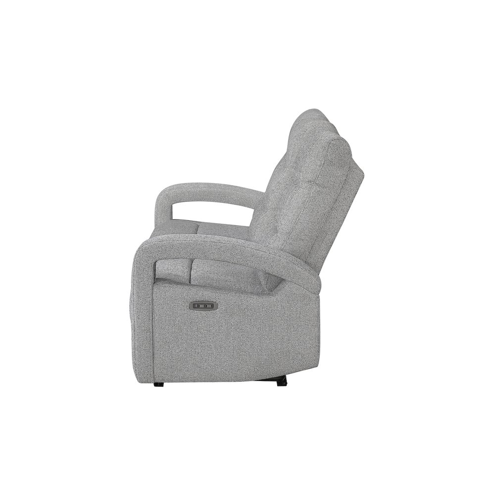 U6611 Grey 15 Power Reclining Sofa With Led. Picture 3