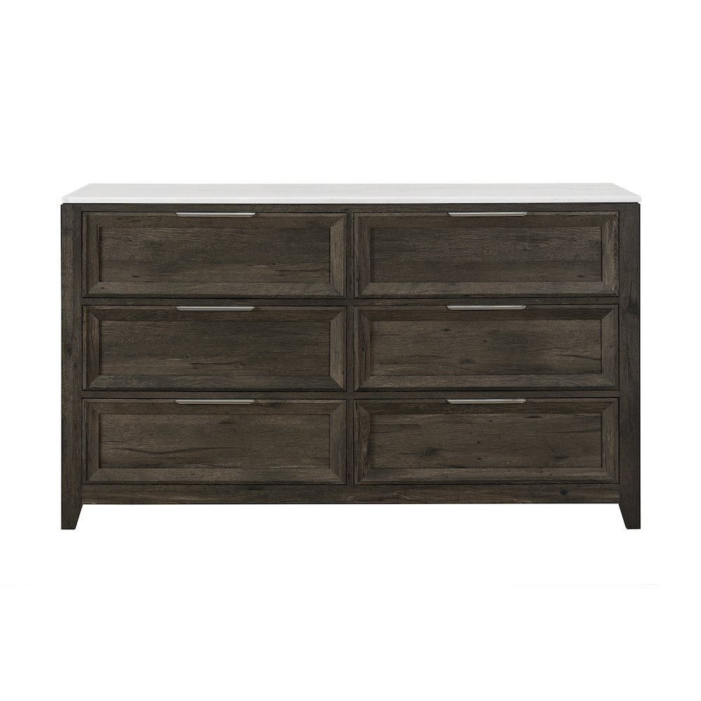 Mariah Dark Brown Dresser. Picture 1