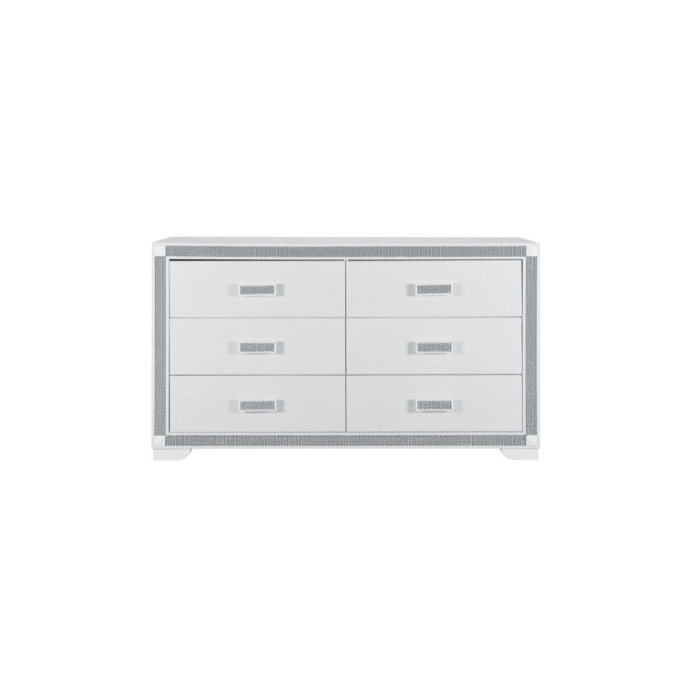 Soleil White Dresser. Picture 1