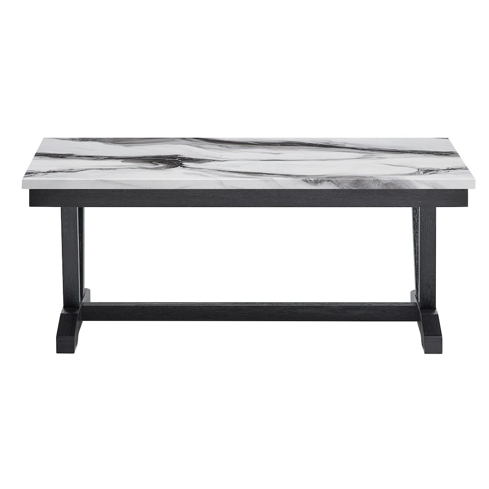 T1319 Blk/Wht Coffee Table. Picture 1