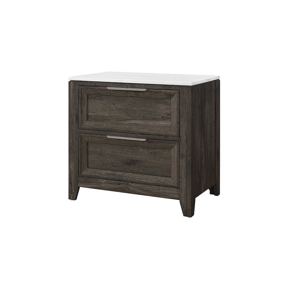 Mariah Dark Brown Nightstand. Picture 2