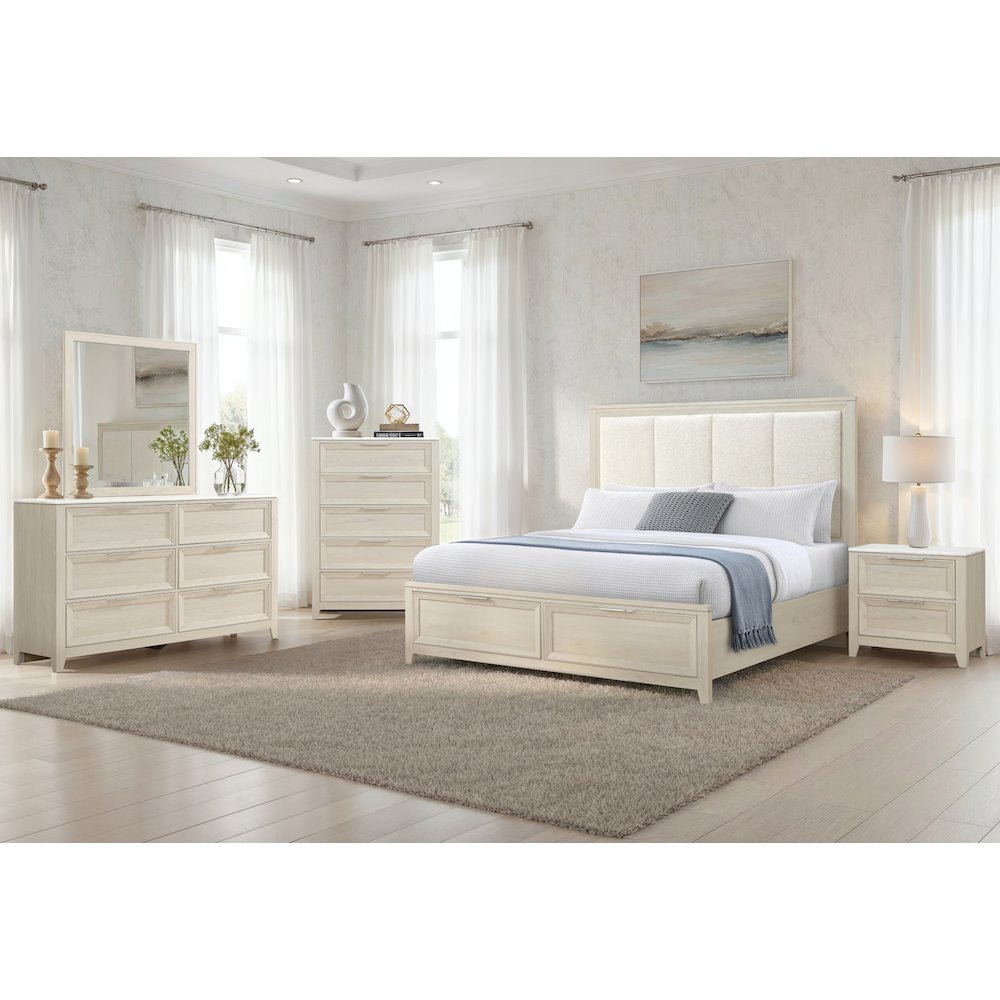 Mariah Beige Dresser. Picture 4