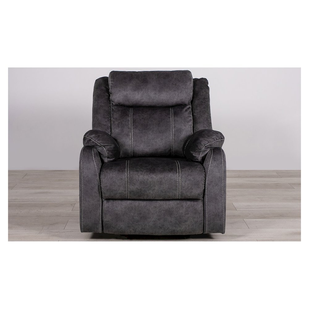 Transitional Domino  Recliners, Granite. Picture 2