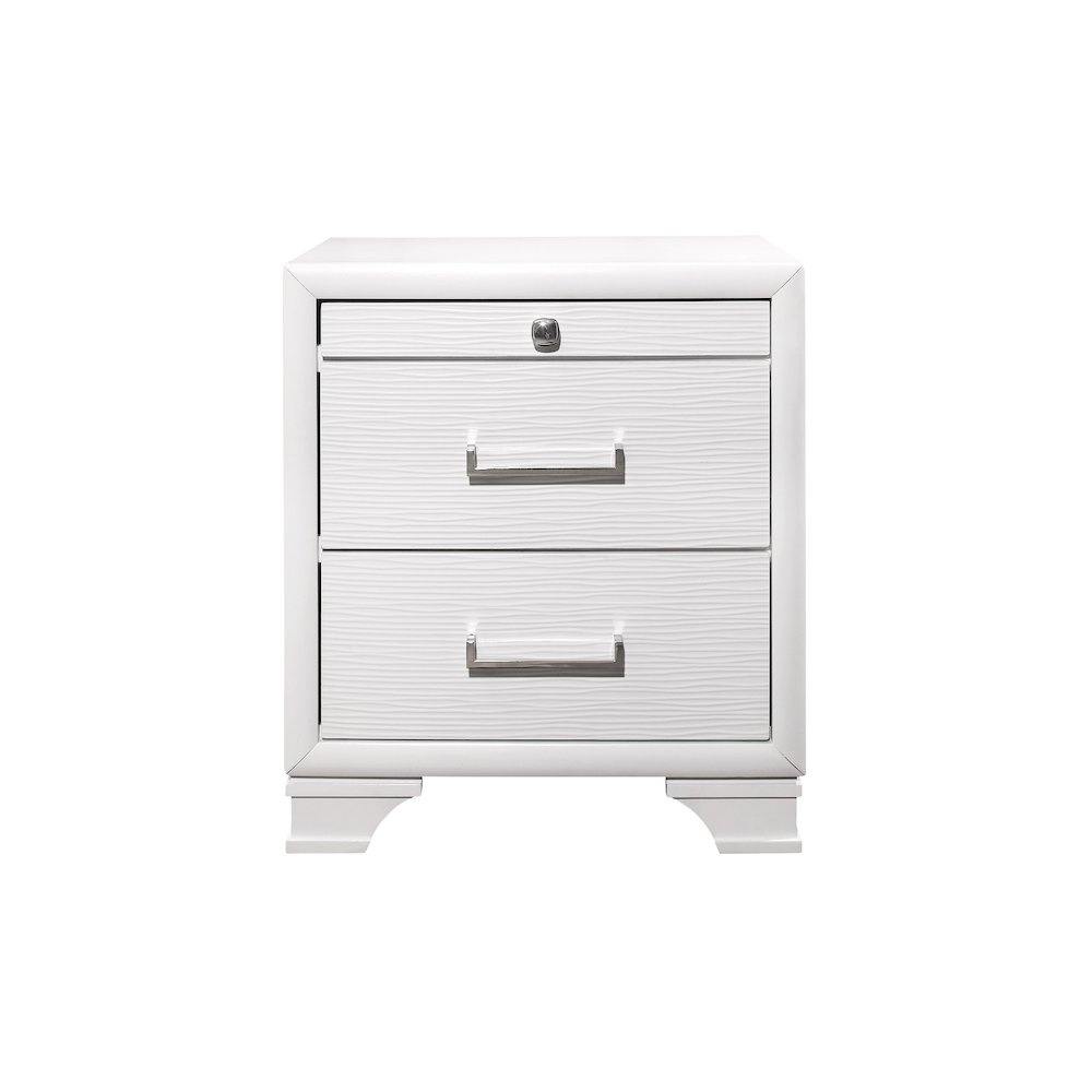 Jordyn White Nightstand. Picture 1
