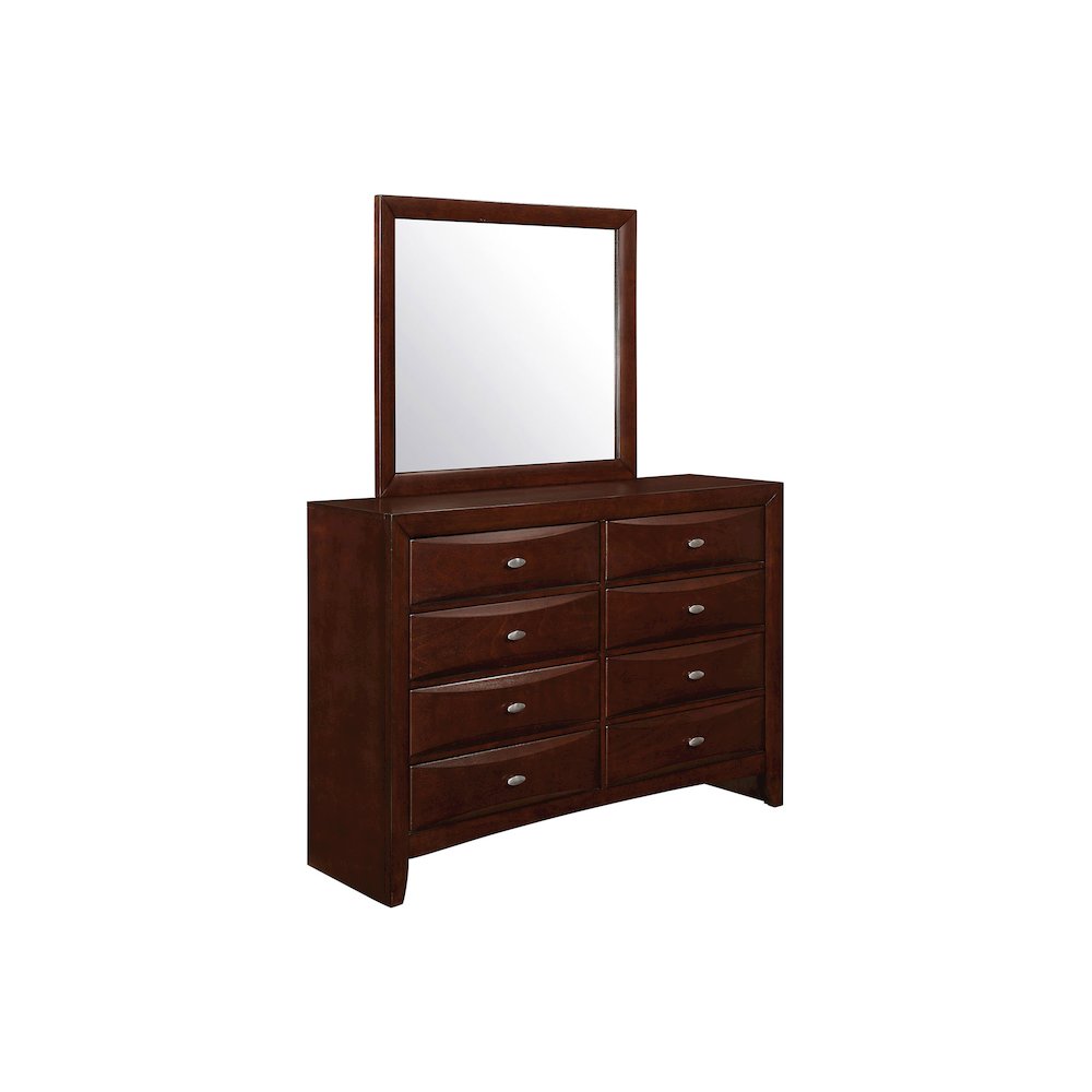 Transitional Linda New Merlot Dresser, Merlot. Picture 2