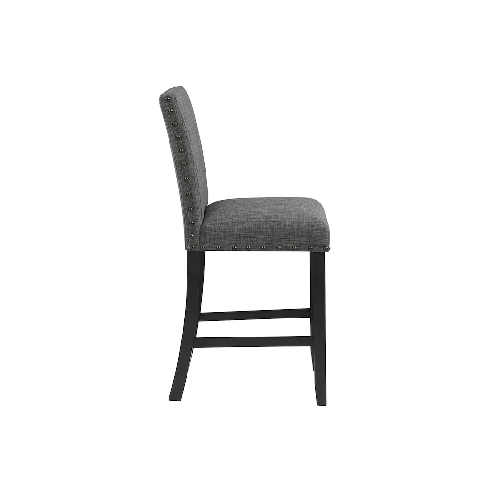 Transitional Bar Stools, Black. Picture 3