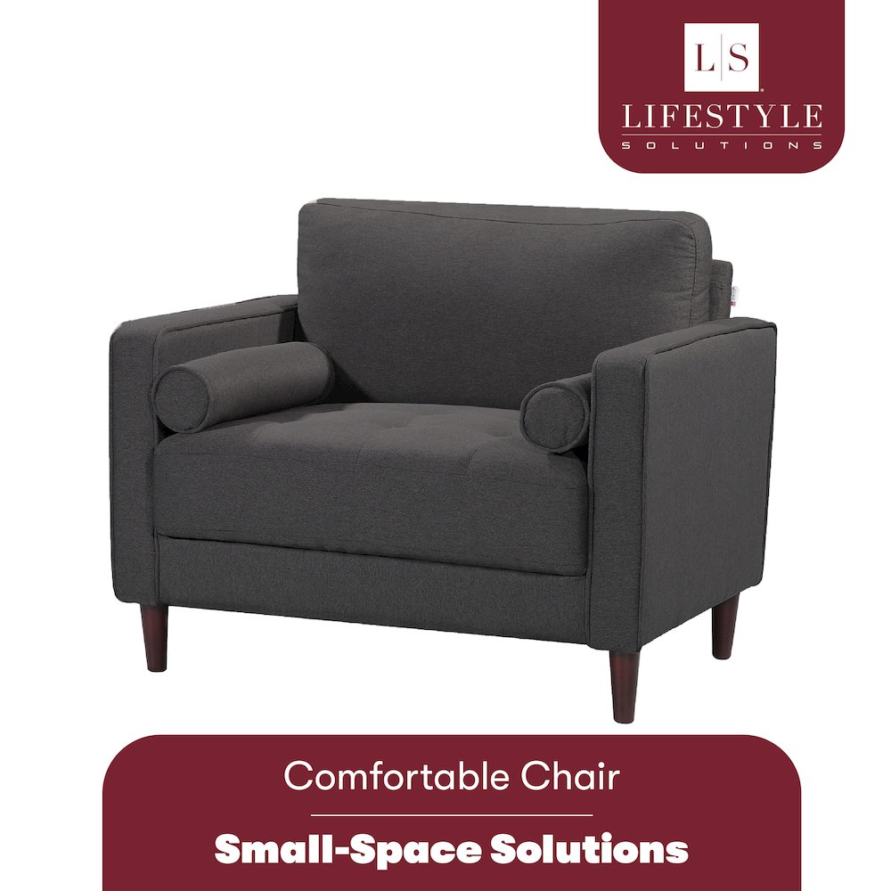 Langford Chair Heather Grey. Picture 5