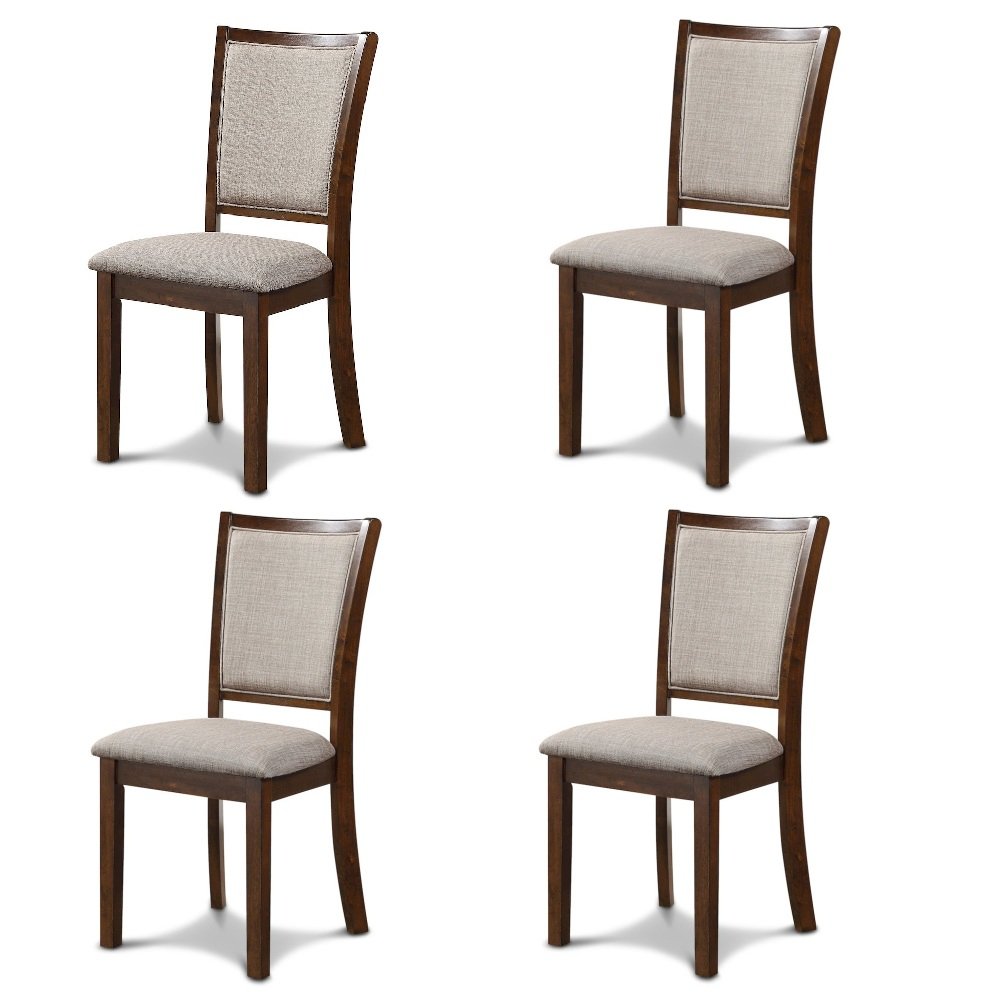 Amy Wood Dining Chair in Cherry (Set of 4). Picture 1