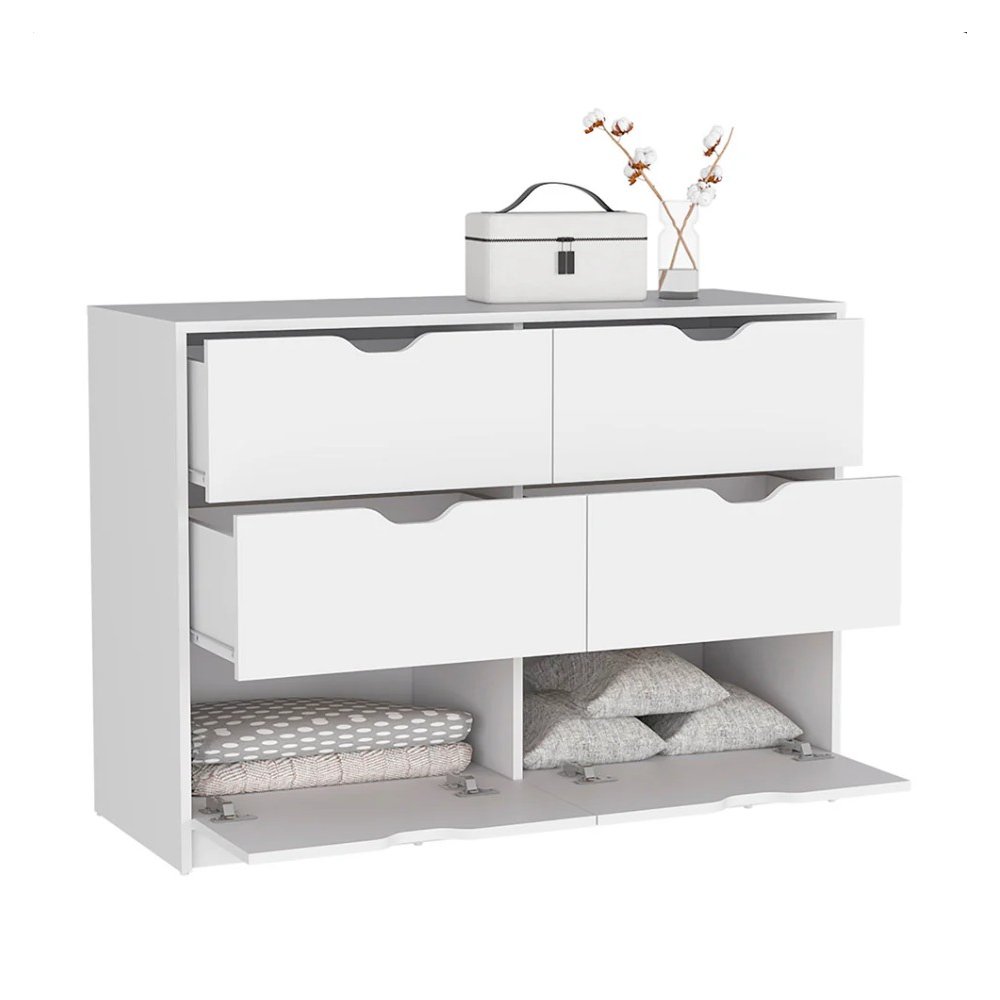 Basilea Dresser White MDF. Picture 1
