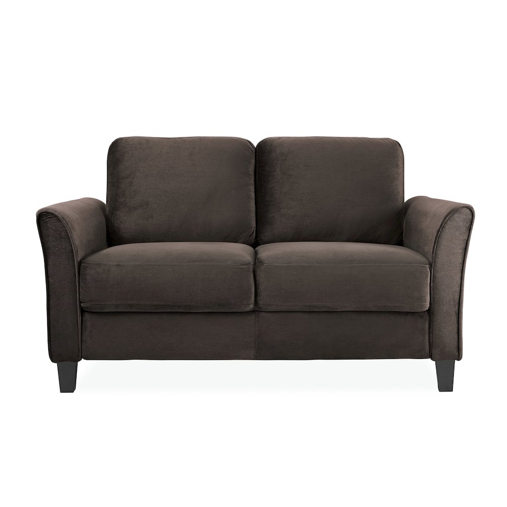 Westin Loveseat Curved Arm Coffee. Picture 2