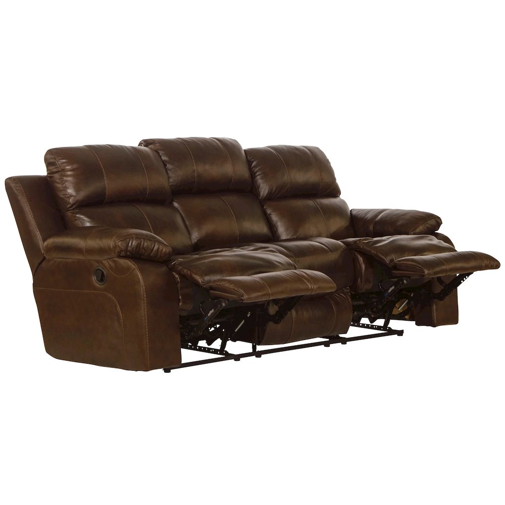 Positano Italian Top Grain Leather Match Power Reclining Sofa. Picture 3