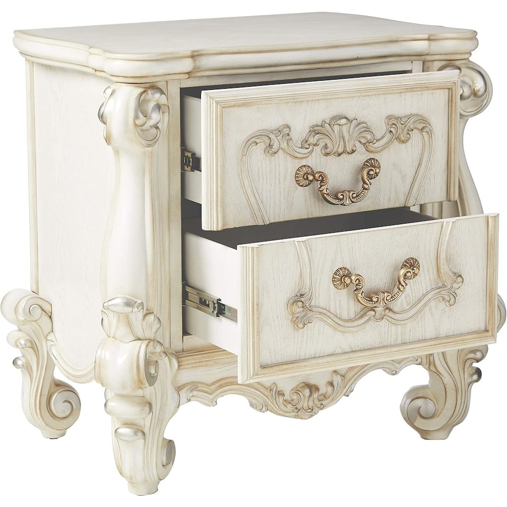 Versailles Nightstand Bone White. Picture 2