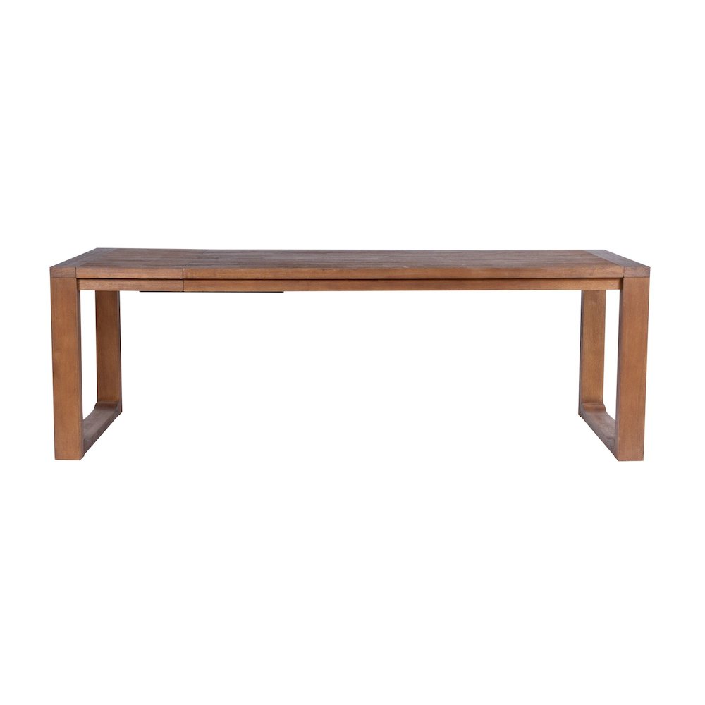 Rasmus 7pc Dining Set - Chestnut Wire-Brush Finish. Picture 6