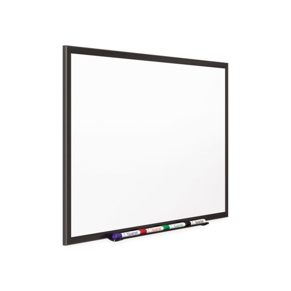 Classic Series Porcelain Magnetic Dry Erase Board, 96" x 48", White Surface, Black Aluminum Frame. Picture 3