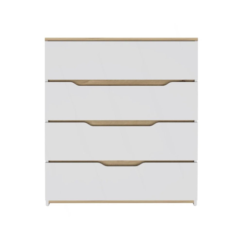 Zoe Dresser White / Light Oak MDF. Picture 1