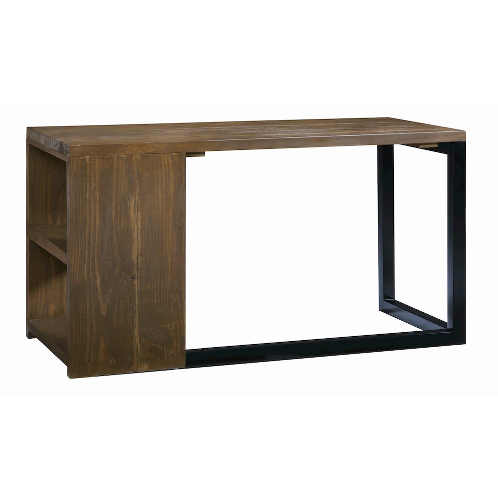 Desk, Tan/Black. Picture 3
