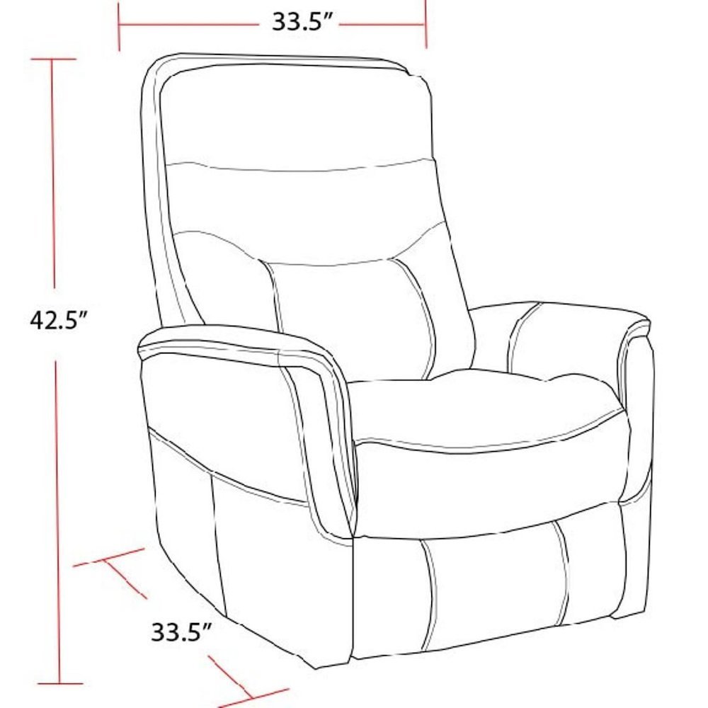 Bloke Cotton Recliner Nursery Glider  – Elegant Boucle Chairs for Comfort. Picture 3