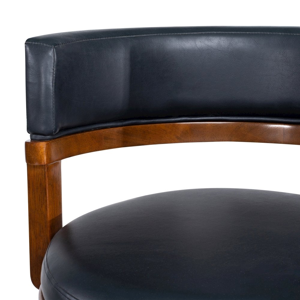 Balen Swivel Bar Stool -Cappuccino Finish. Picture 8