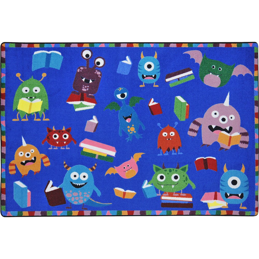 Monster Readers Multi 7'8" x 10'9" Rug. Picture 1