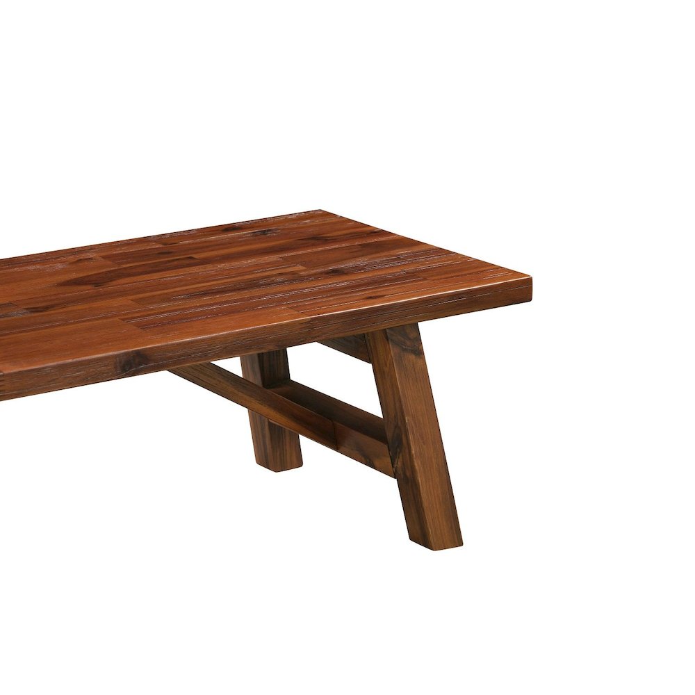 Rasmus Accent Plant Table - Chestnut Wire-Brush Finish. Picture 4