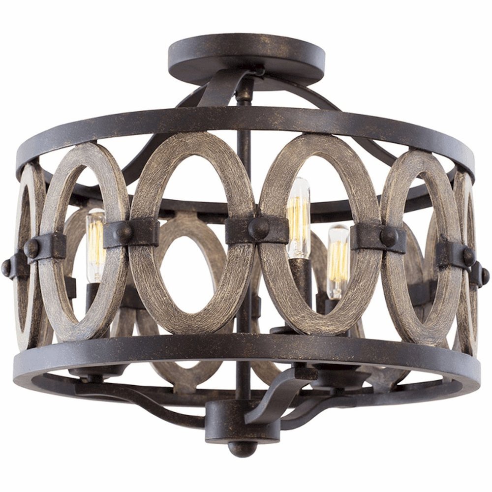 Belmont 16.5 Inch Flush Mount. Picture 1