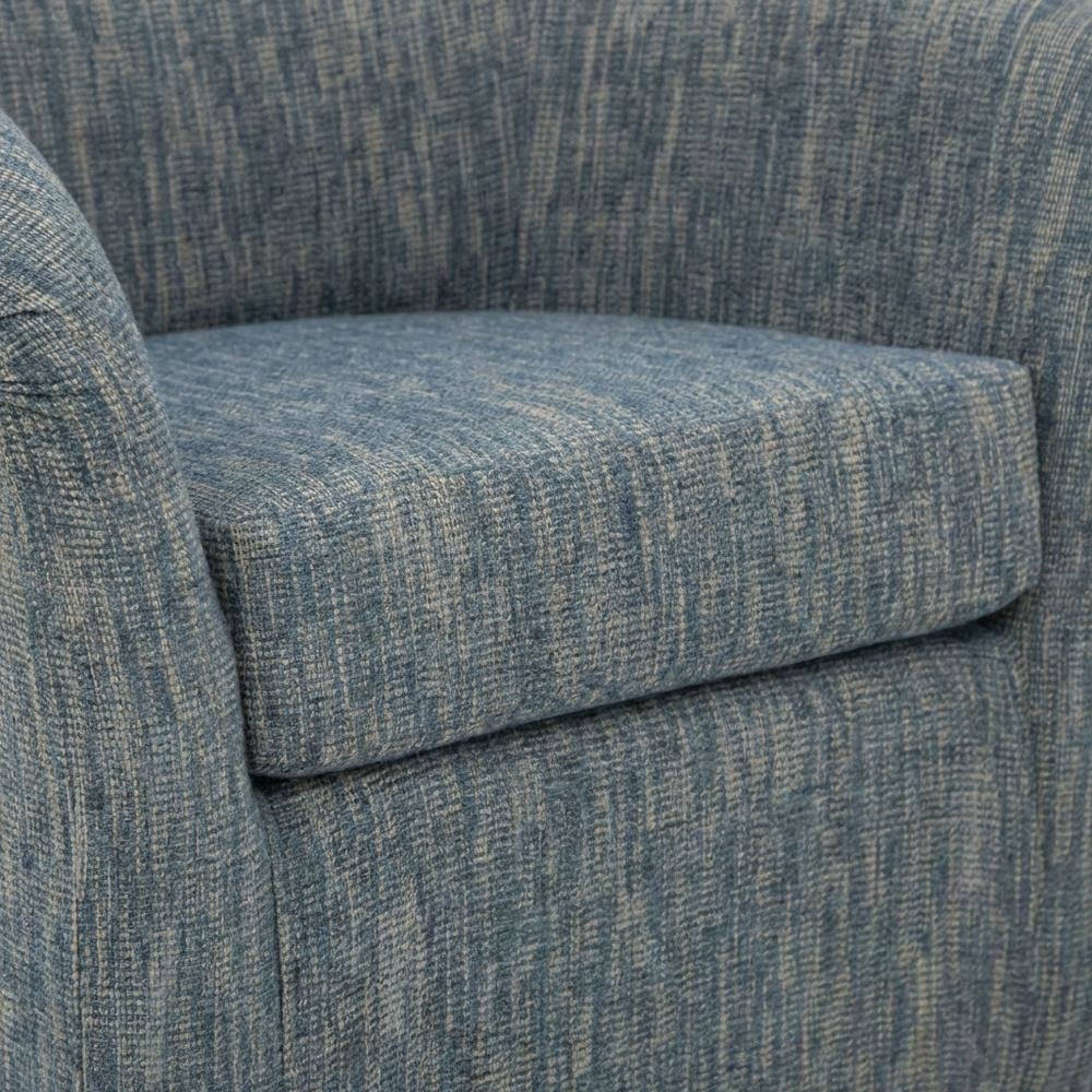 Tub Swivel Chair  - Hampden Navy. Picture 3