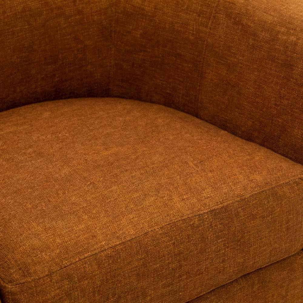 Windsor Swivel Chair  - Tangerine. Picture 3
