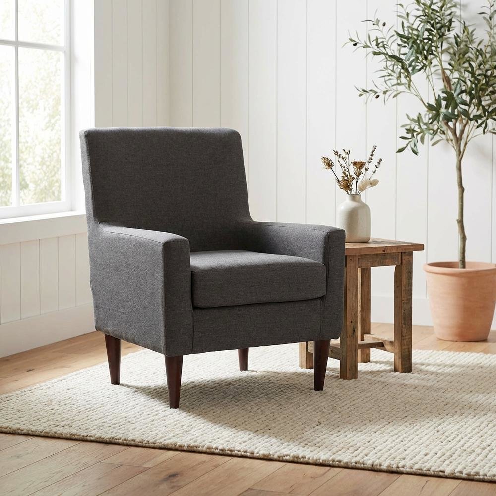 Emma Arm Chair - Gray. Picture 2