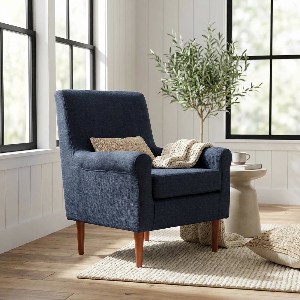Ellis Lounge Chair  - Blake Ink. Picture 2
