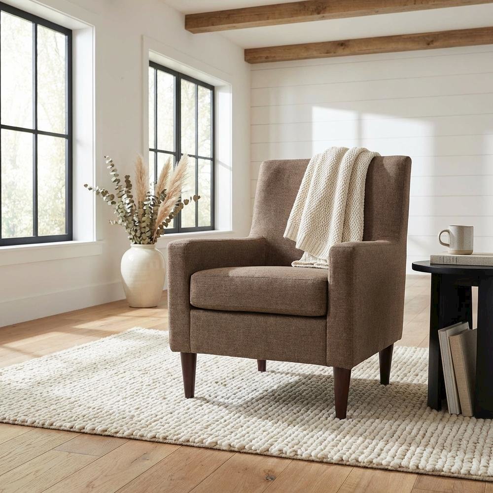 Emma Arm Chair - Pecan. Picture 2