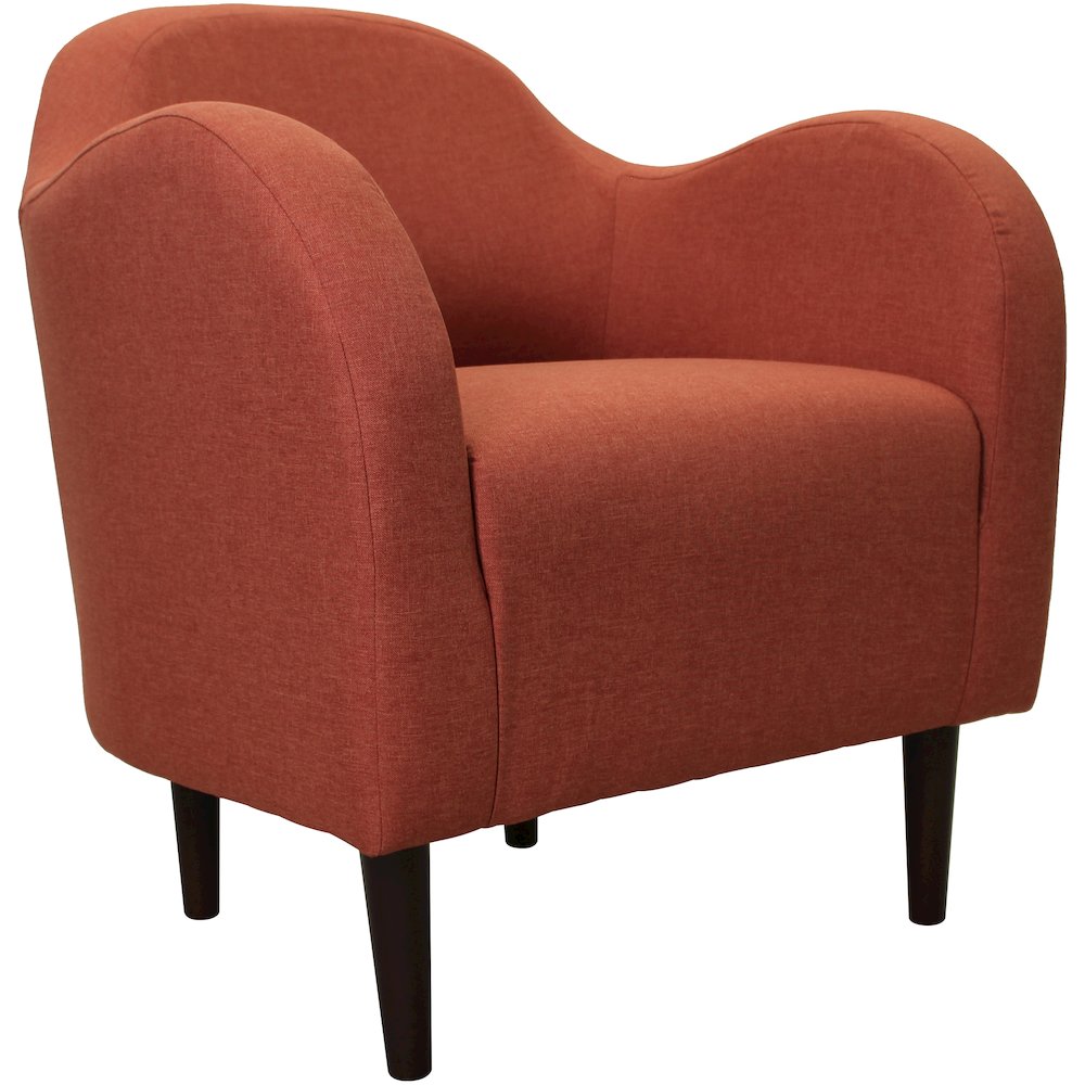 Julian Mid Century Arm Chair - Mango. Picture 1