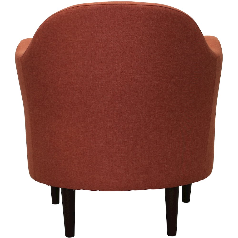 Julian Mid Century Arm Chair - Mango. Picture 4