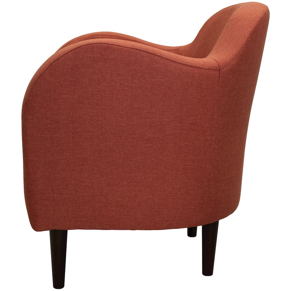 Julian Mid Century Arm Chair - Mango. Picture 5