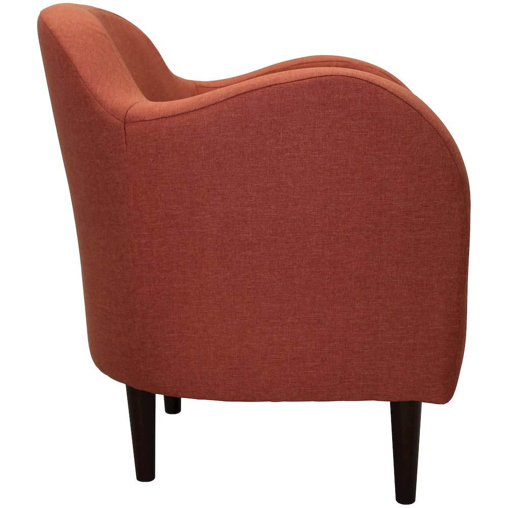 Julian Mid Century Arm Chair - Mango. Picture 7