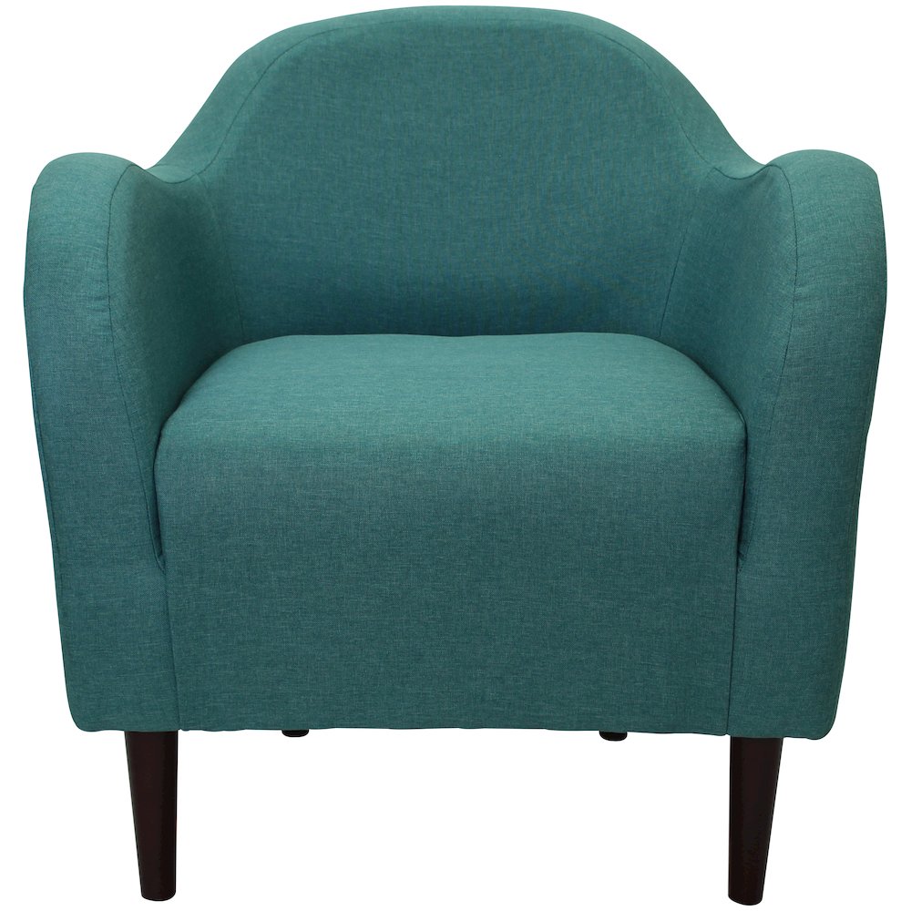 Julian Mid Century Arm Chair - Caribbean Blue. Picture 8