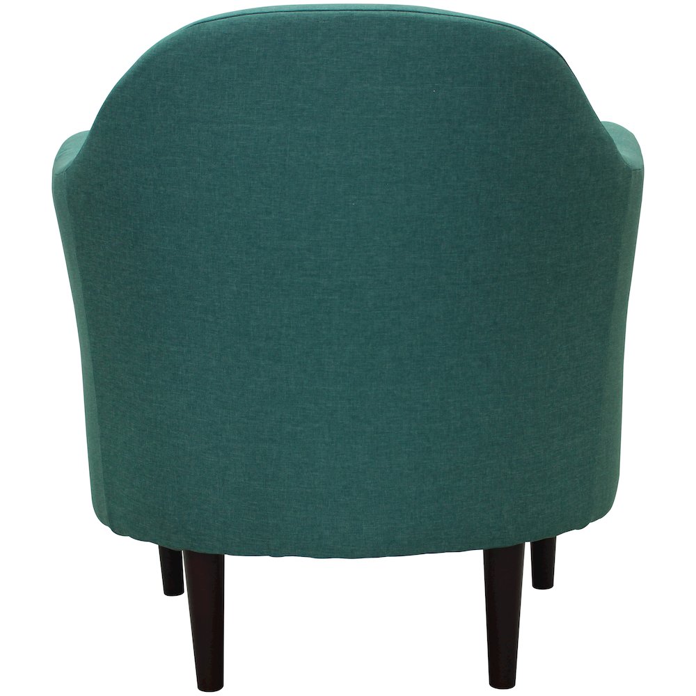 Julian Mid Century Arm Chair - Caribbean Blue. Picture 4