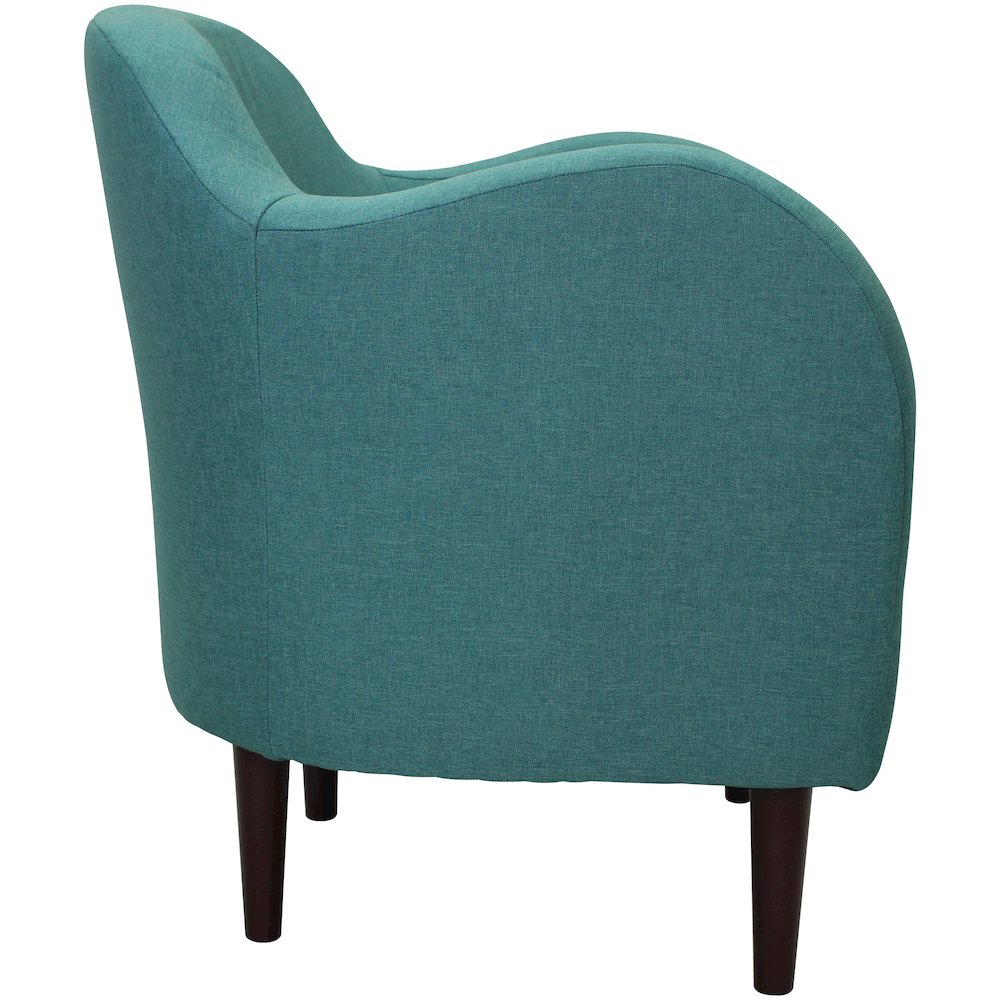 Julian Mid Century Arm Chair - Caribbean Blue. Picture 7