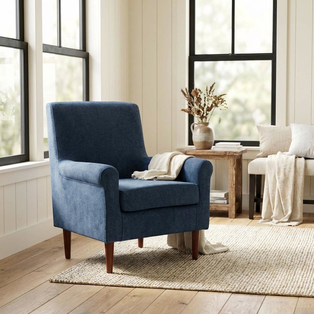 Ellis Lounge Chair  - Chloe Indigo. Picture 2