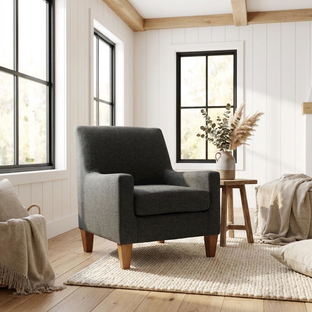 Fynn Lounge Chair - Jitterbug Gray. Picture 2