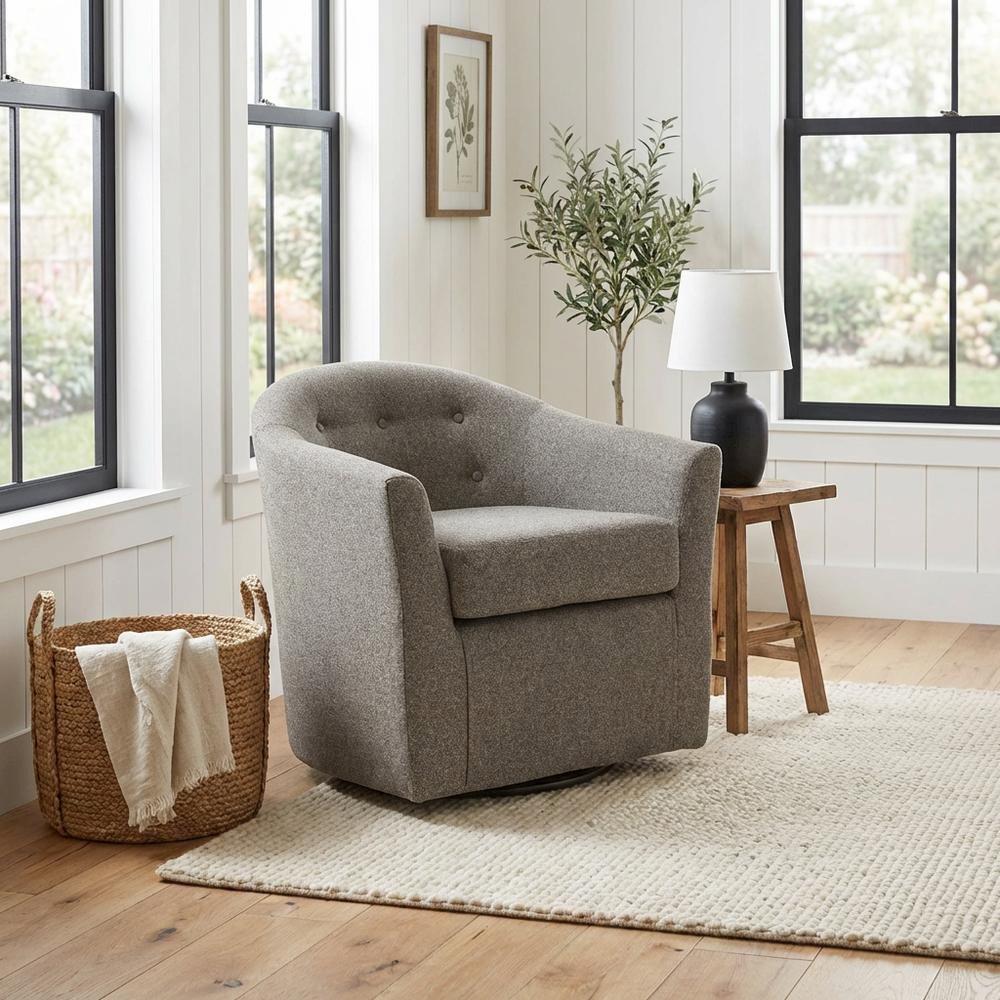 Marissa Tufted Swivel  Chair. Picture 2