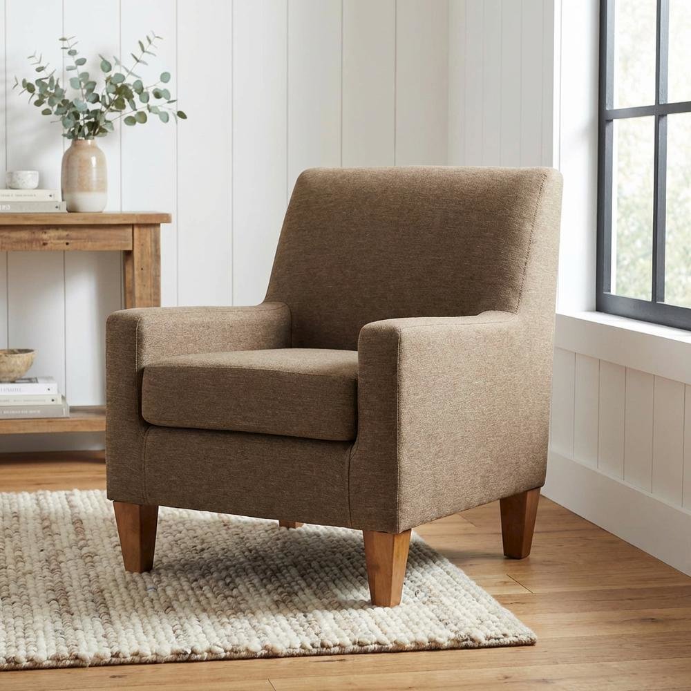 Fynn Lounge Chair - Jitterbug Pecan. Picture 2