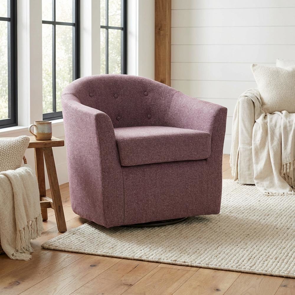 Marissa Tufted Swivel  Chair. Picture 2