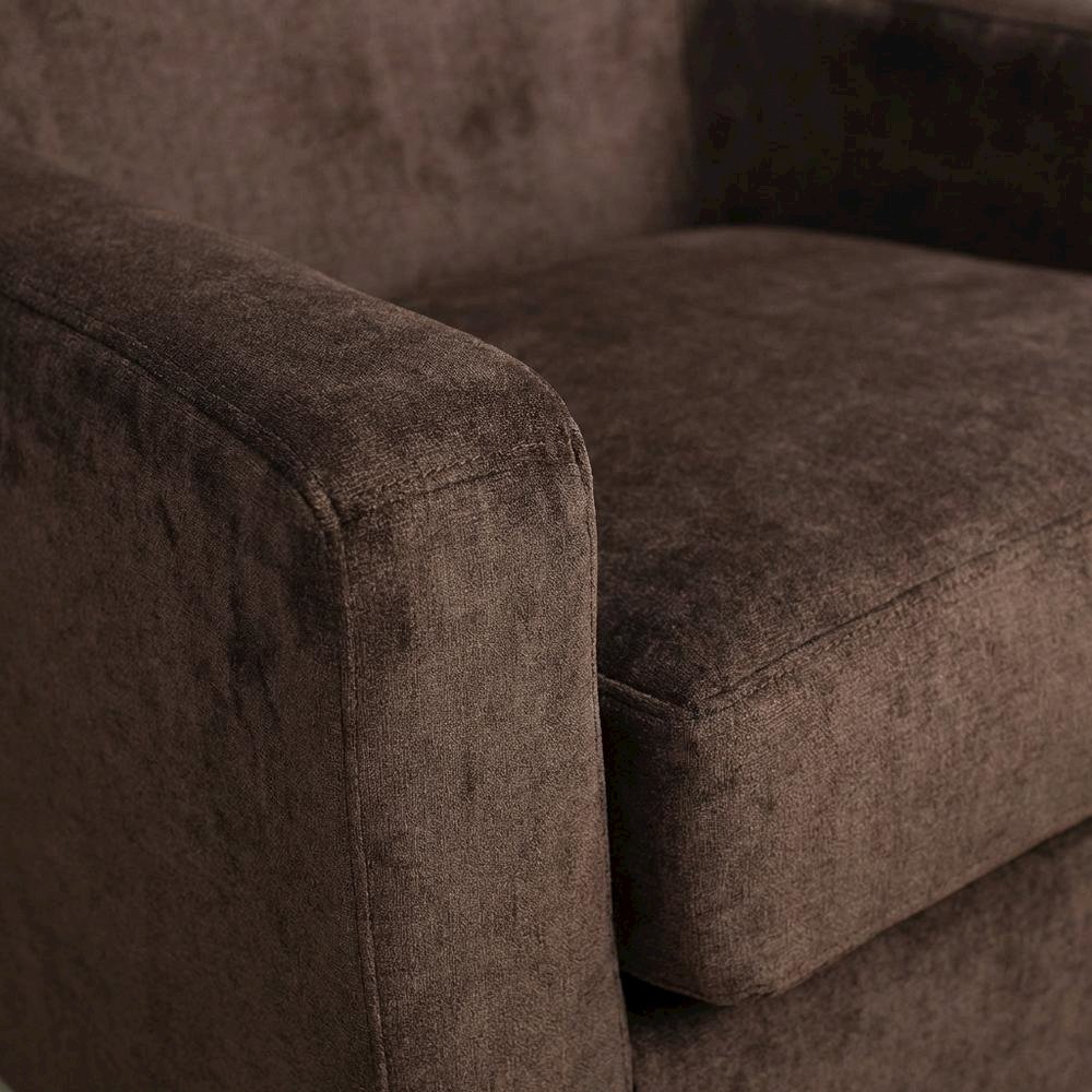 Emma Lounge Chair - Godiva Brown. Picture 3