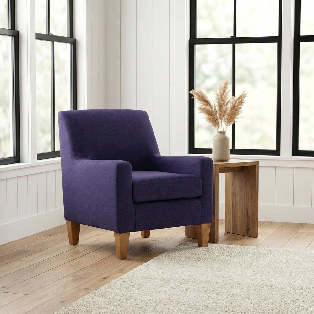 Fynn Lounge Chair - Jitterbug Eggplant. Picture 2