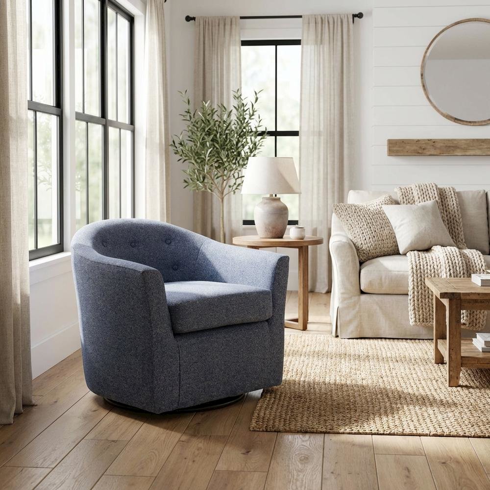 Marissa Tufted Swivel  Chair. Picture 2