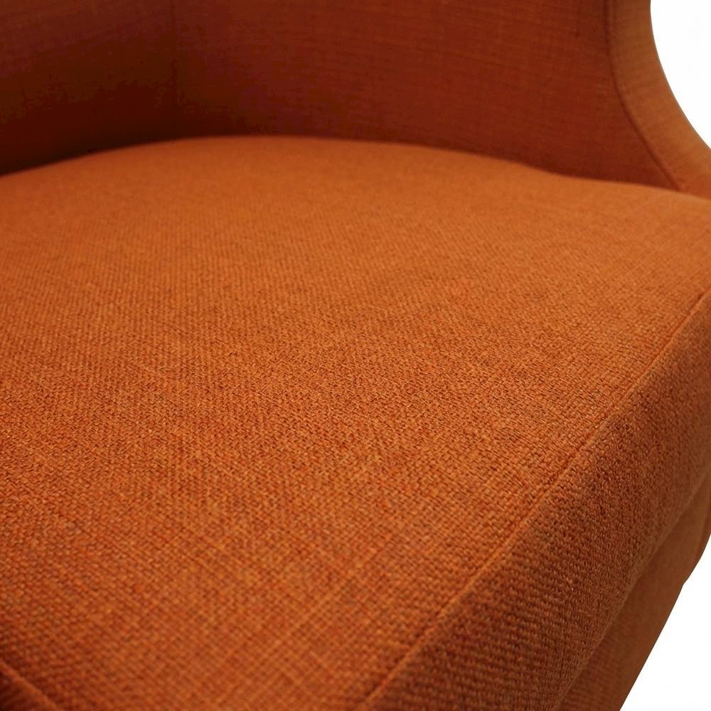 Nikole Club Chair - Stallion Orange. Picture 3