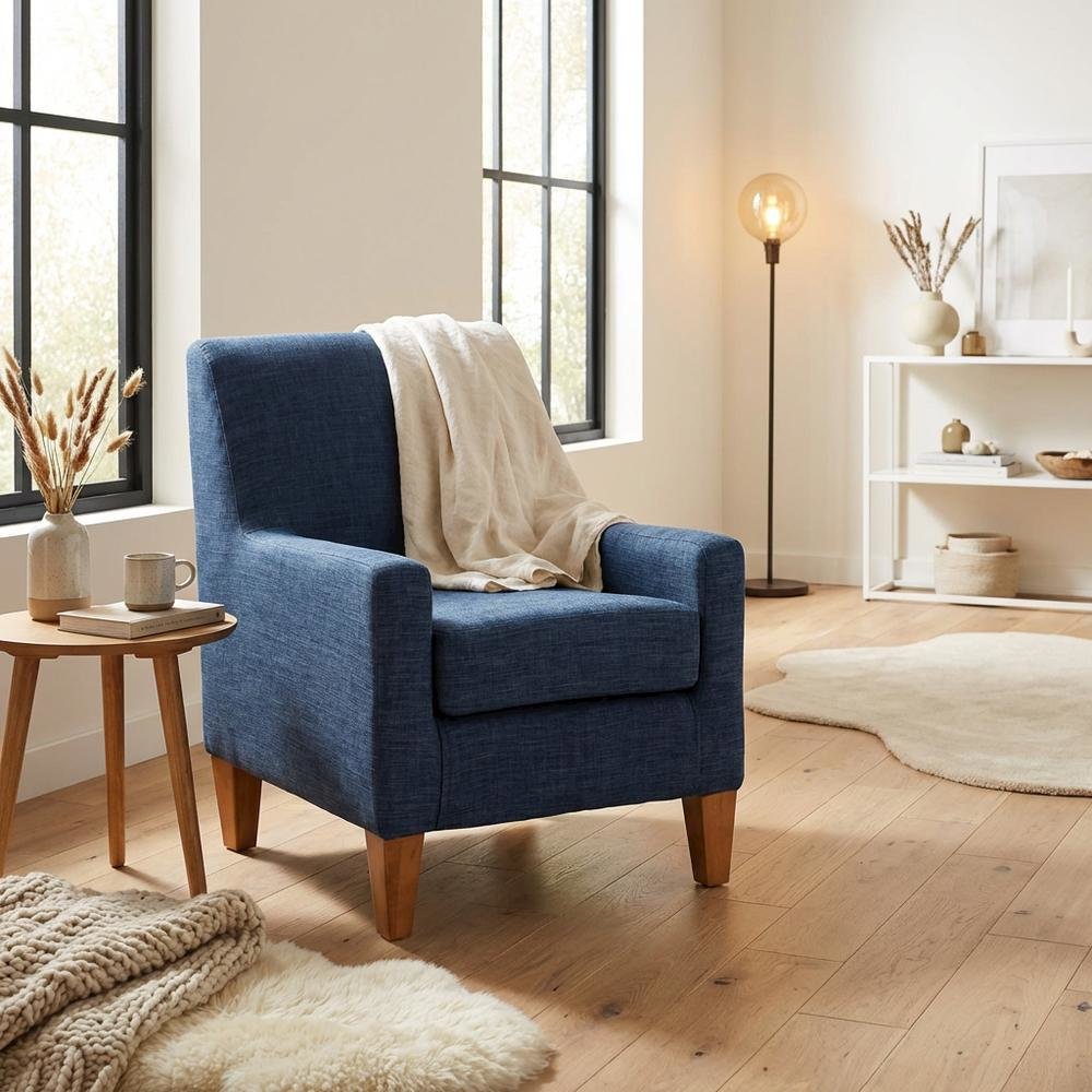 Fynn Lounge Chair - Jitterbug Navy. Picture 2